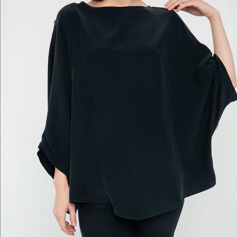 ES Artist Smock, navy silk, OSP